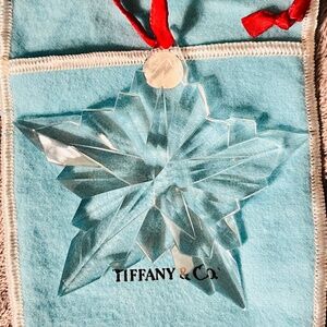 Tiffany Crystal Snowflake Ornament